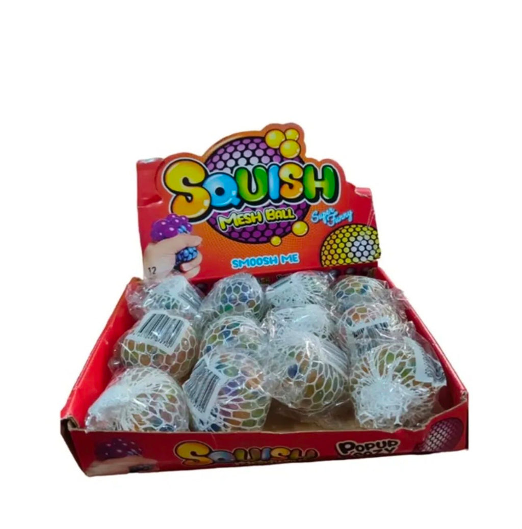 Squish Mesh Ball - File Ağlı Squishy Stres Topu