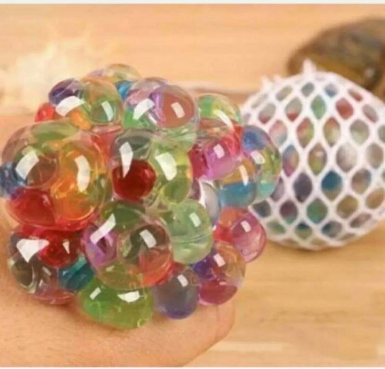 Squish Mesh Ball - File Ağlı Squishy Stres Topu