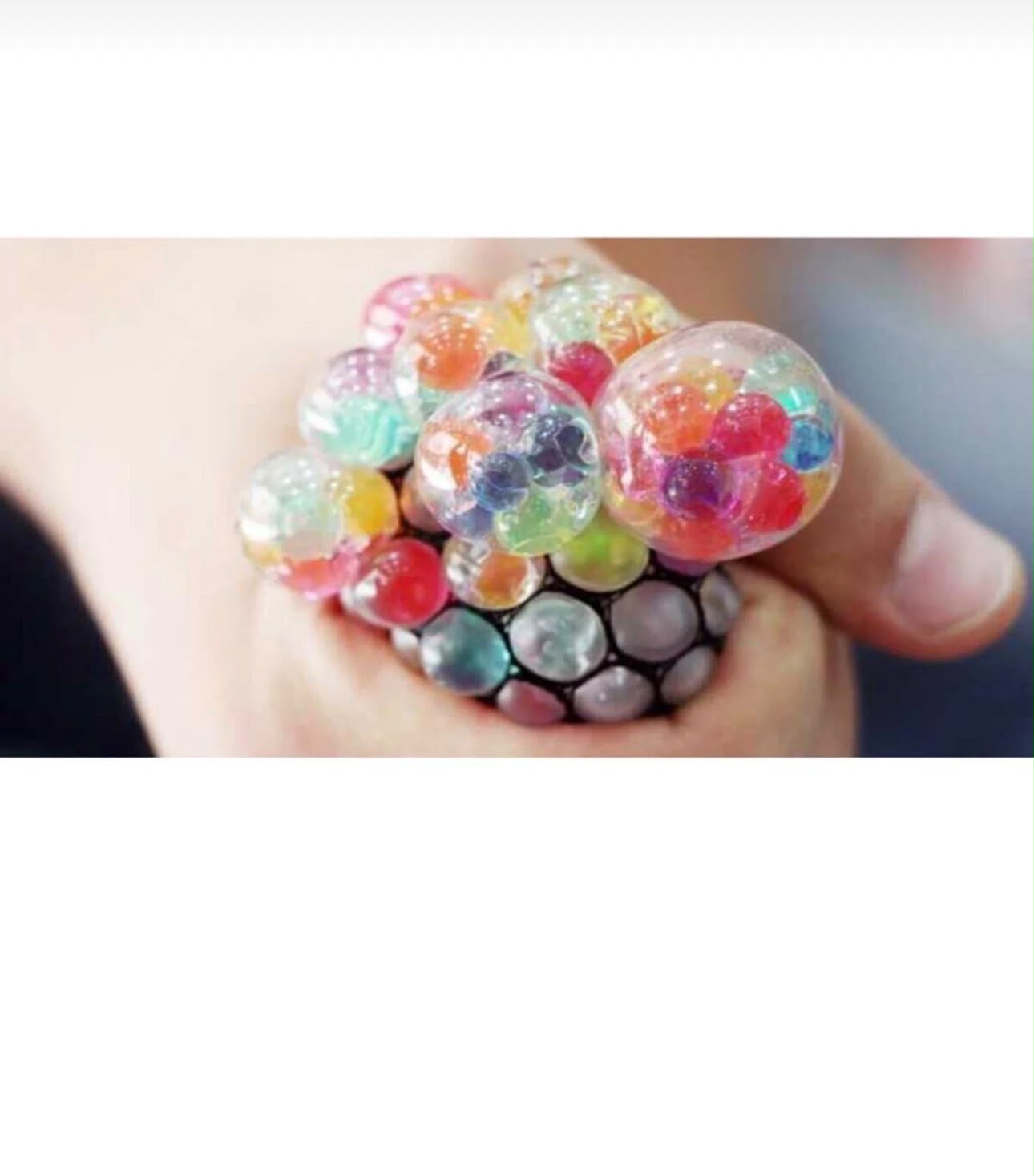 Squish Mesh Ball - File Ağlı Squishy Stres Topu