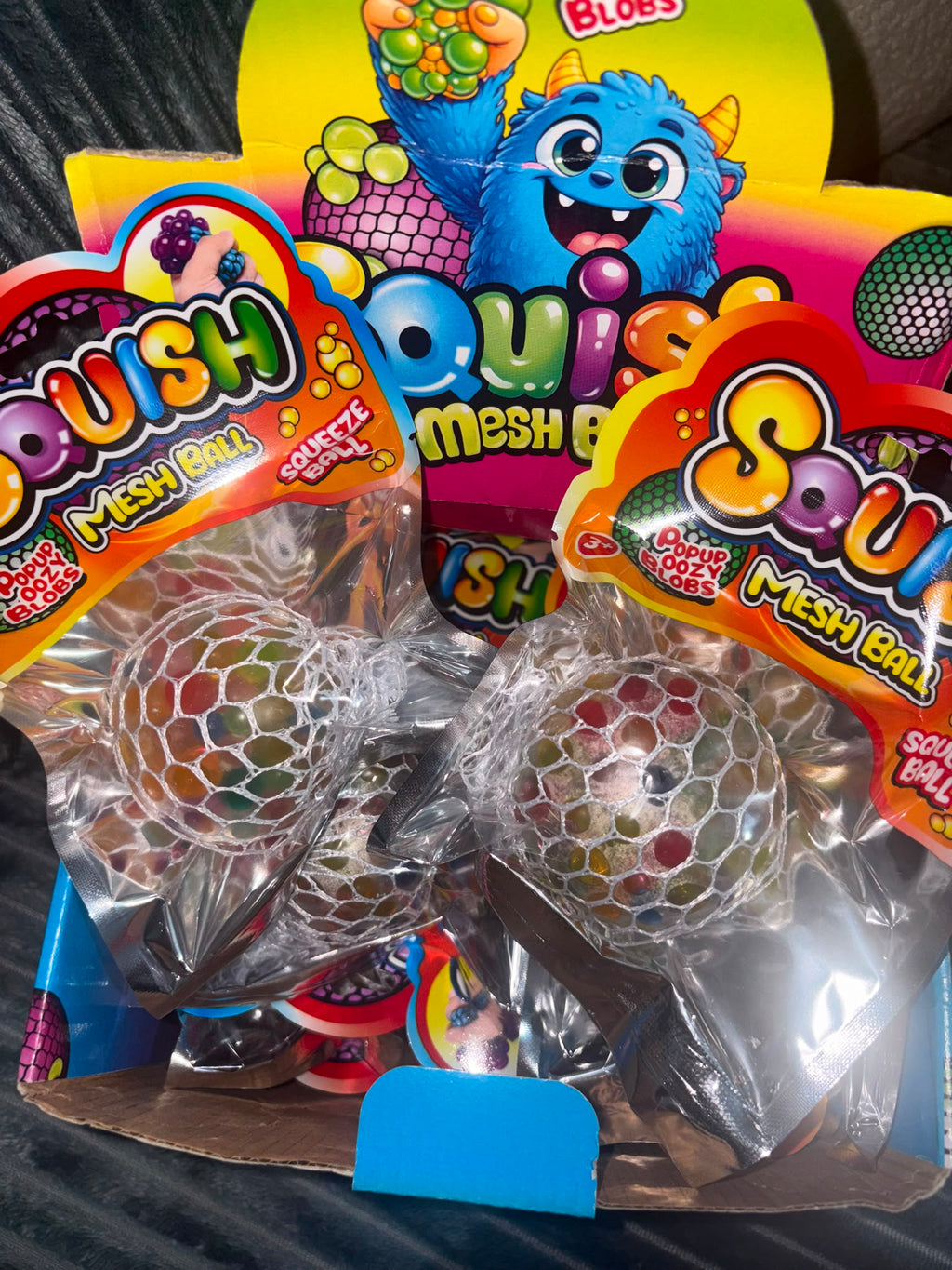Squish Mesh Ball - File Ağlı Squishy Stres Topu