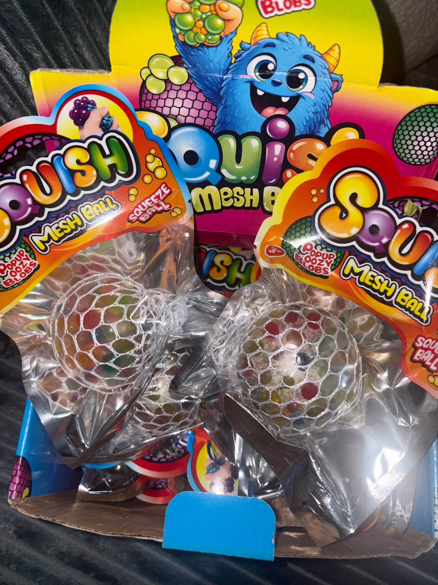 Squish Mesh Ball - File Ağlı Squishy Stres Topu
