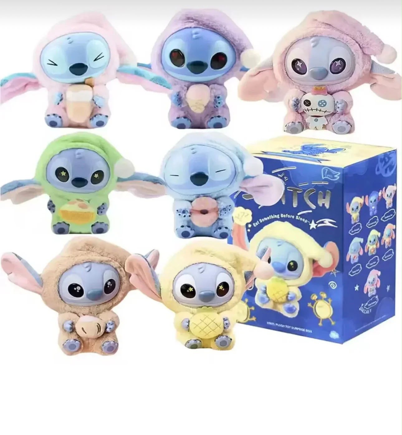 Stitch "Peluş Anahtarlık Ve Oyuncak Dekor"`Süpriz Kutu